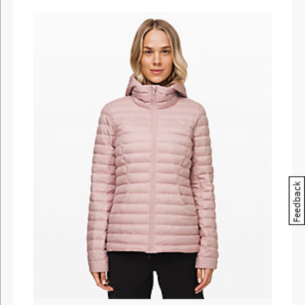 Barley worn pack it down jacket